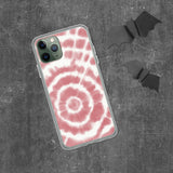 Red Swirl iPhone Case