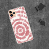 Red Swirl iPhone Case