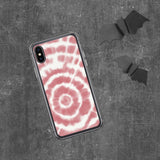Red Swirl iPhone Case