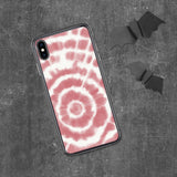 Red Swirl iPhone Case