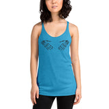 bony fingers women's racerback tank