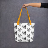 skulls tote bag