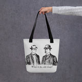 old chap tote bag