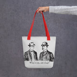 old chap tote bag