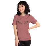 bony fingers unisex t-shirt