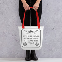 most wonderful time of year tote bag