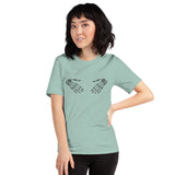 bony fingers unisex t-shirt