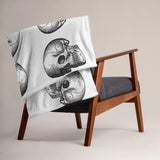 skull throw blanket