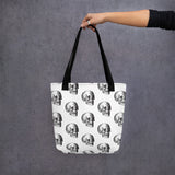 skulls tote bag