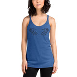 bony fingers women's racerback tank