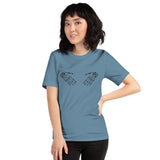 bony fingers unisex t-shirt
