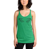 bony fingers women's racerback tank