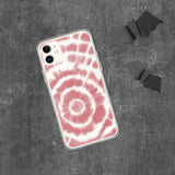 Red Swirl iPhone Case