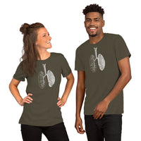 lungs unisex t-shirt