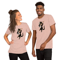 banjo cat unisex t-shirt